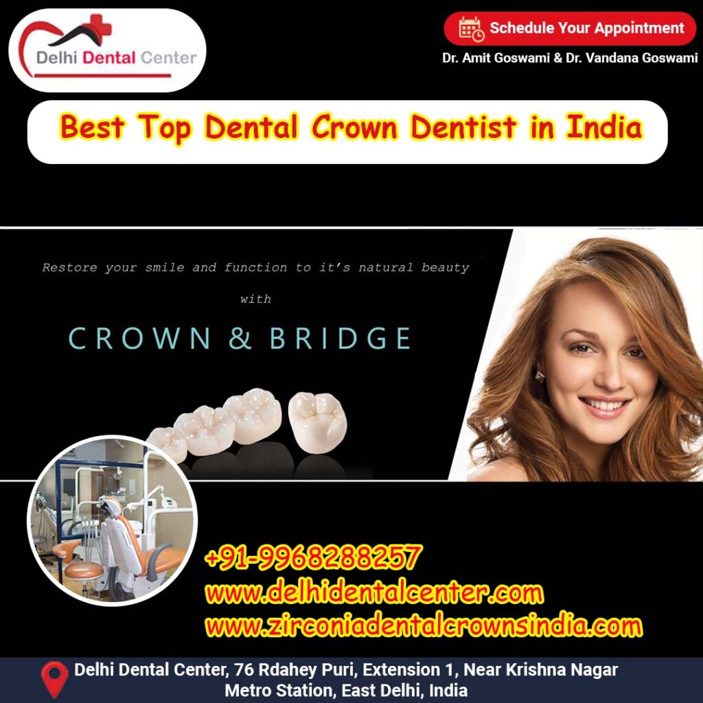 Zirconia CAD CAM Metal free Porcelain Ceramic Dental Crowns, Best Price Low Cost Dental Crown in India.
