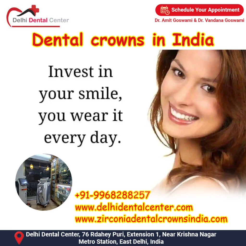 Zirconia CAD CAM Metal free Porcelain Ceramic Dental Crowns, Zirconia Dental Crowns in India